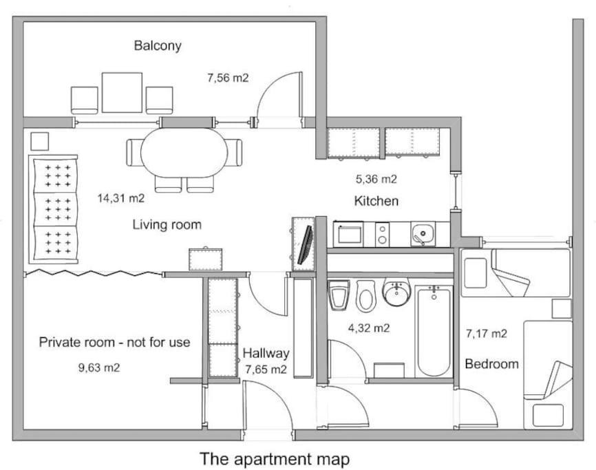 Eurit Apartment Shown In Detail Spalato Esterno foto