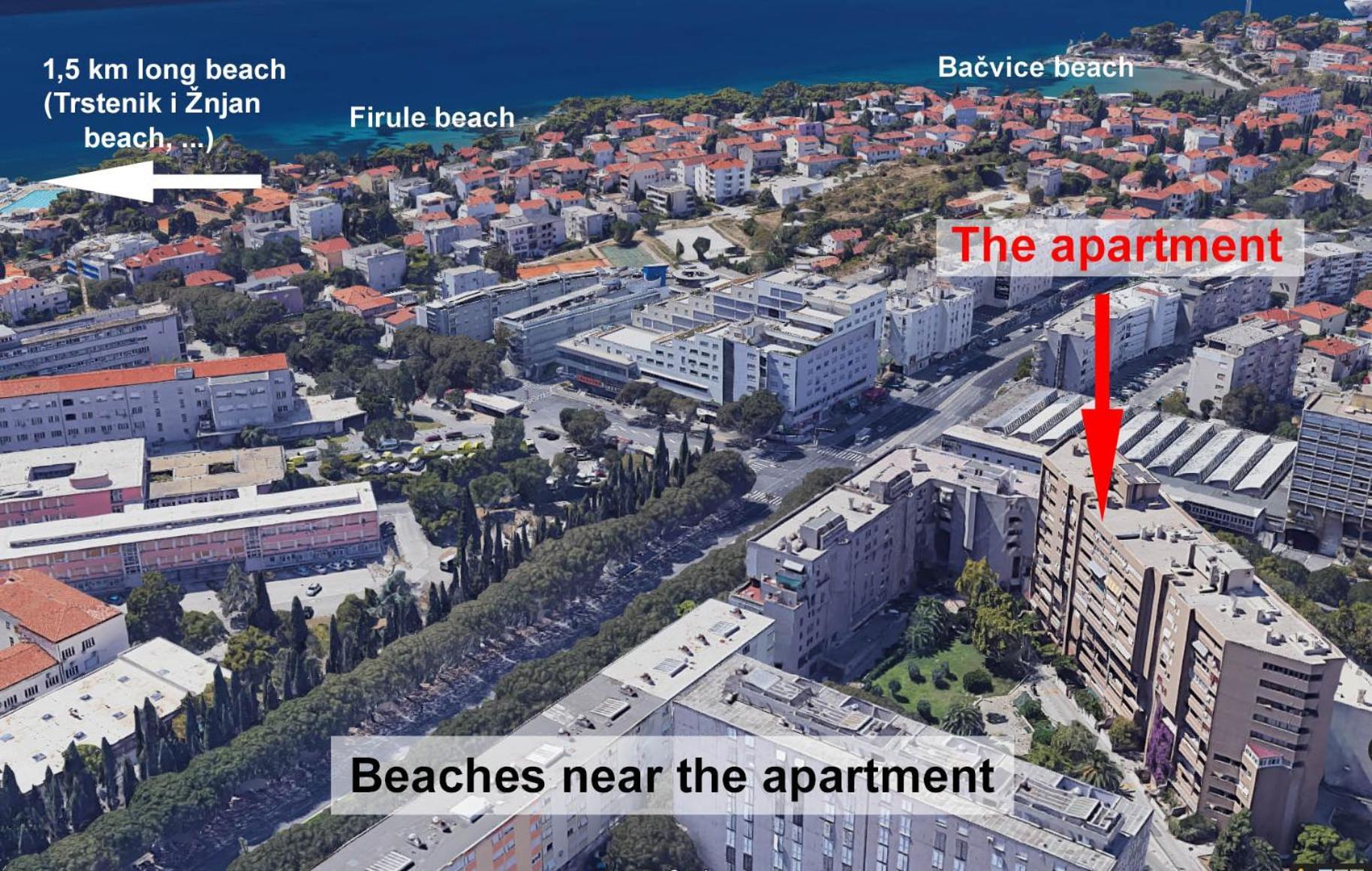 Eurit Apartment Shown In Detail Spalato Esterno foto